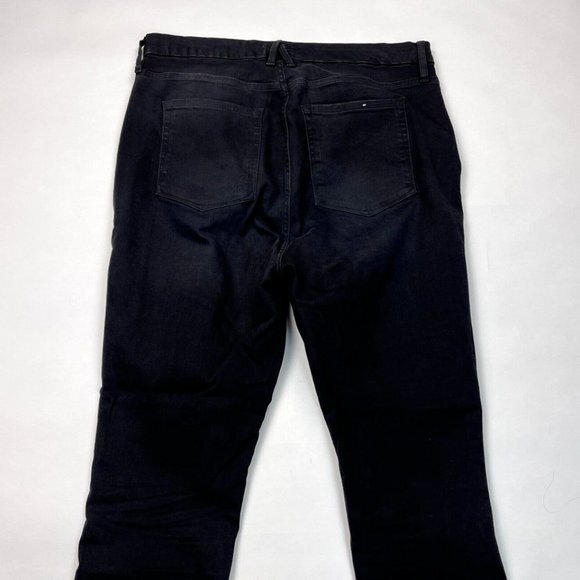 Good American Good Legs Step Fray Hem Skinny Jeans Women 16 Stretch GLSH616T - Picture 7 of 16